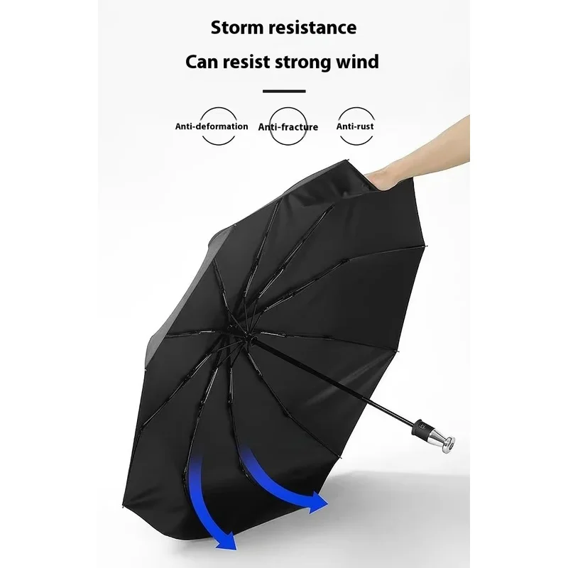 For ZEEKR 001 007 009 003 001FR GT 7X 9X MIX 007GT  Car Automatic Folding Windproof Sunshade Umbrella Auto Accessories