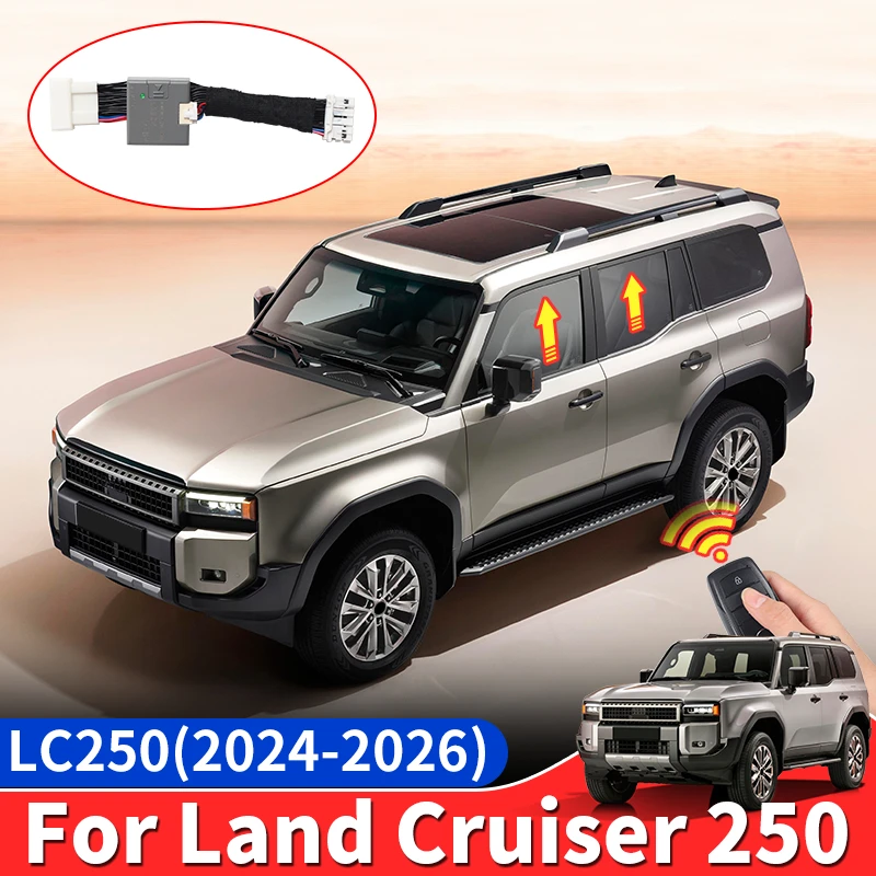 For 2024-2026 Toyota Land Cruiser Prado LC250 250 Window Auto Close Module, One-Touch Controller Switch Car Upgrade Accessories