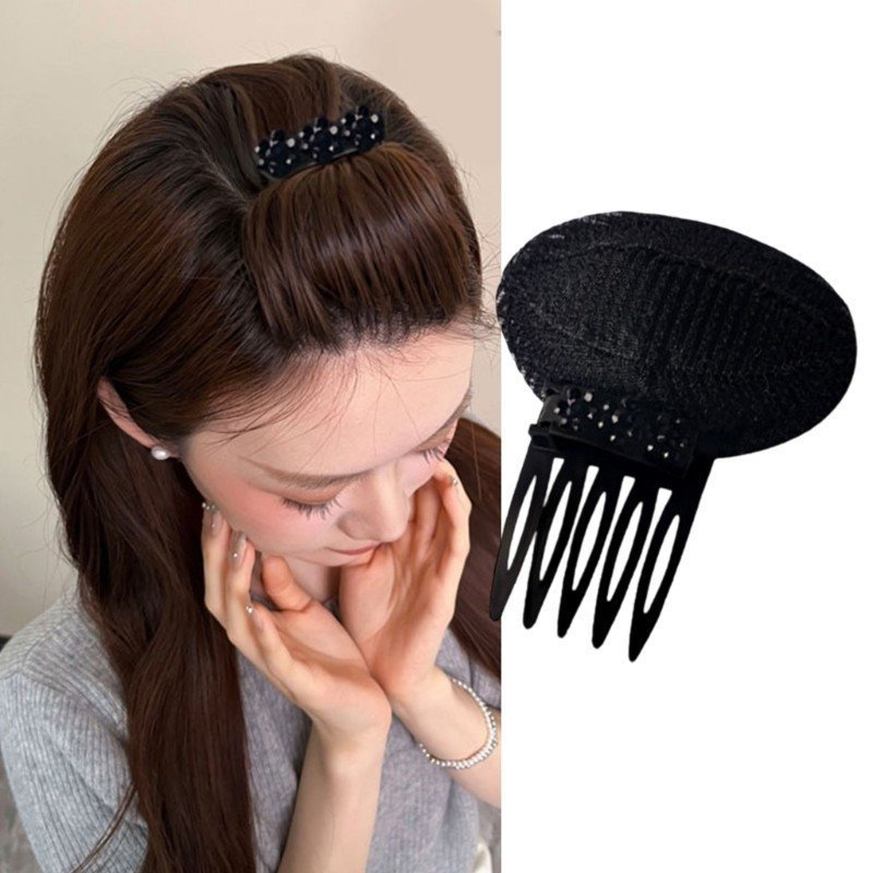 * Volumizing Hair Pad Pente Cabelo Para Festa Escritório Penteado Levantar Acessórios Raiz