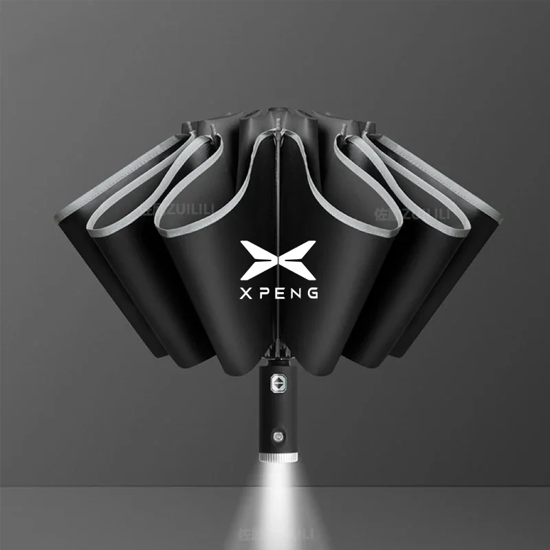 Car Automatic Folding Windproof Sunshade Umbrella For XPENG Xiao Peng P5 P7 G3 G9 N5 F30 H93 BETA Auto Interior Accessories