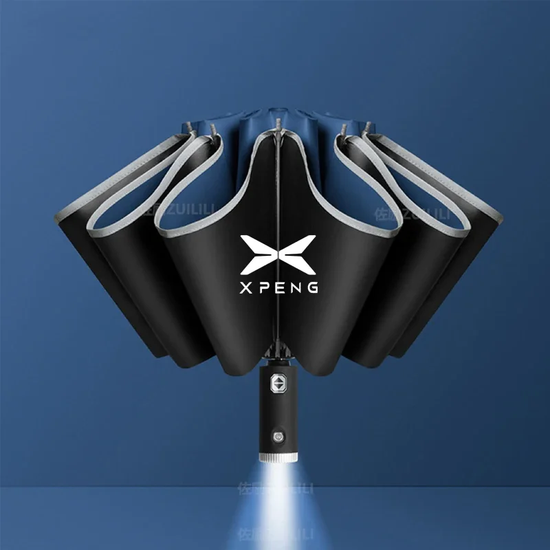 Car Automatic Folding Windproof Sunshade Umbrella For XPENG Xiao Peng P5 P7 G3 G9 N5 F30 H93 BETA Auto Interior Accessories