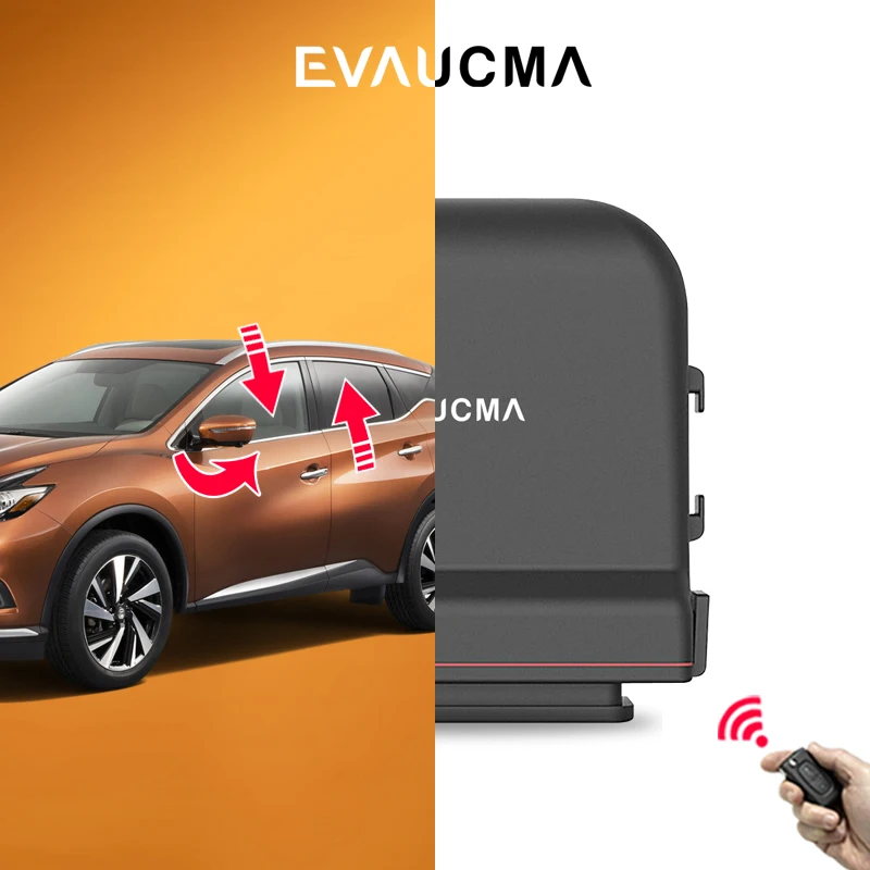 Remote Automatic window closer lifter for Nissan MURANO Z52 folding rear mirror Car Window Roll Up Close Car Alarm Accessories