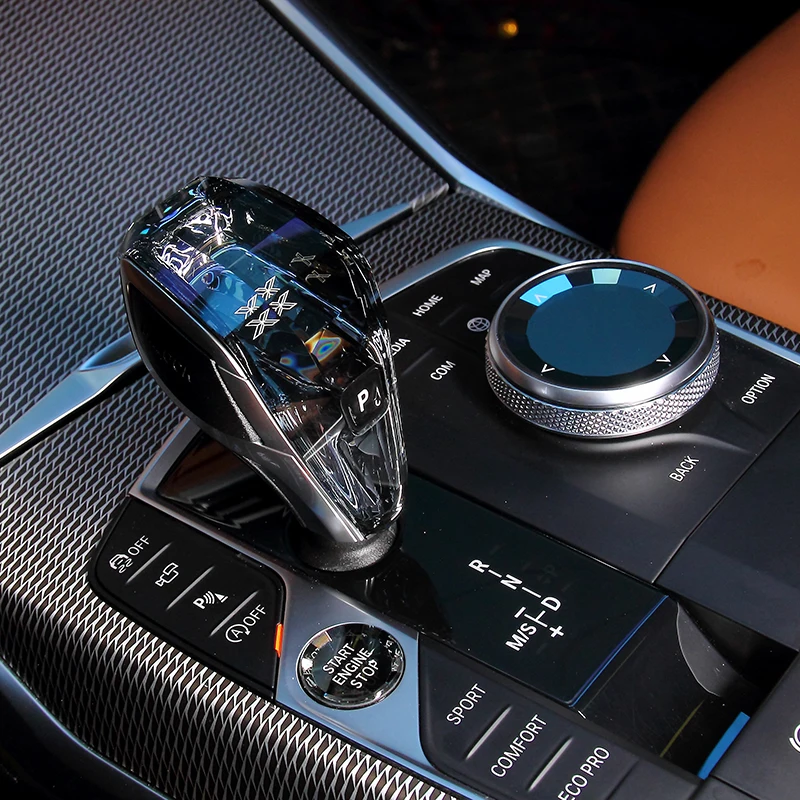 Suitable for BMW full range F10 F18 F32 F33 F34 F36 f11 automatic shifter car interior accessories crystal 3-piece set