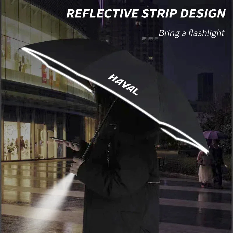 Haval H6 JOLION HEV H3 H2 F7 H9 H5 M4 Great Wall Poer GWM Car Fully Automatic Reflective Umbrella Folding Sunshade Accessories