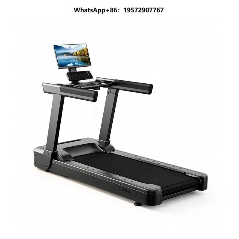 Hot Selling Professional Gym Fitness Equipment Electric Treadmill for Aerobic Exercise Display Projection Screen Wireless