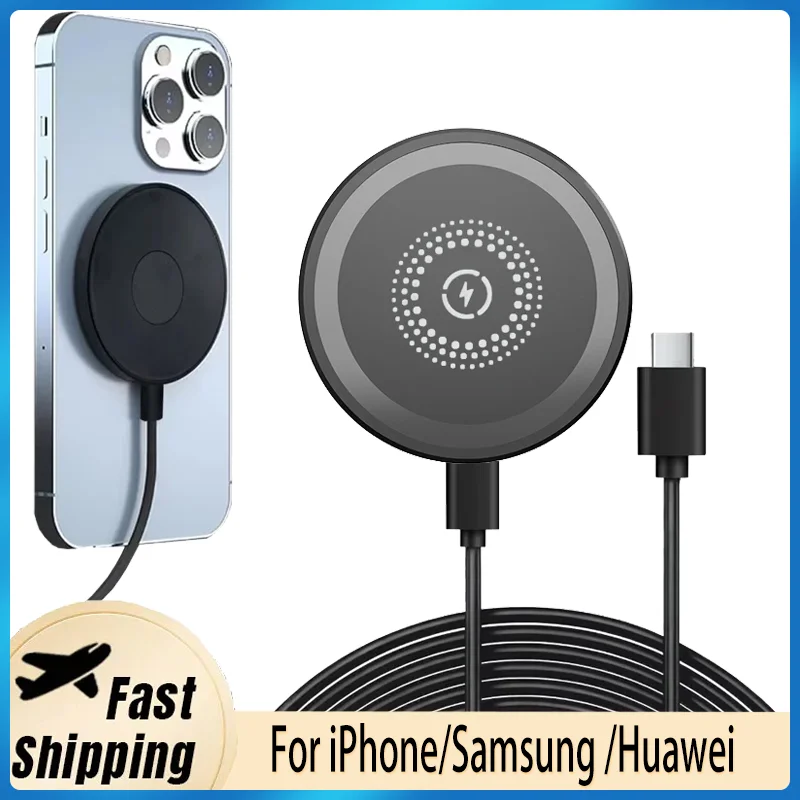 Magnetic 3 in 1 Wireless Charger For iPhone 17 16 15 14 13 12 11 Charging Station for Samsung /Apple /Huawei Watch and Airpods