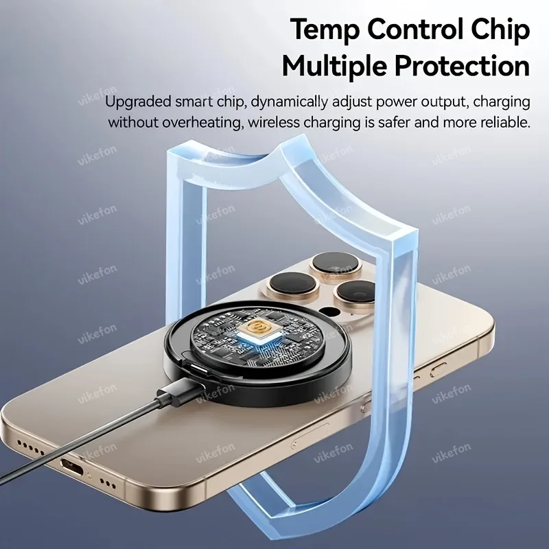 Magnetic 3 in 1 Wireless Charger For iPhone 17 16 15 14 13 12 11 Charging Station for Samsung /Apple /Huawei Watch and Airpods