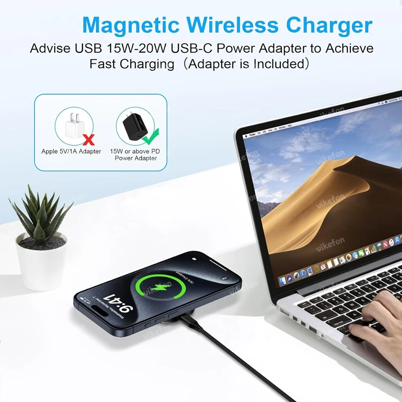 Magnetic 3 in 1 Wireless Charger For iPhone 17 16 15 14 13 12 11 Charging Station for Samsung /Apple /Huawei Watch and Airpods