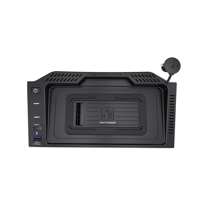 15W Car Wireless Charger QI Phone Charger Fast Phone Charging Pad Plate for Honda ZRV ZR-V HRV HR-V 2023 2024 Car Accessories