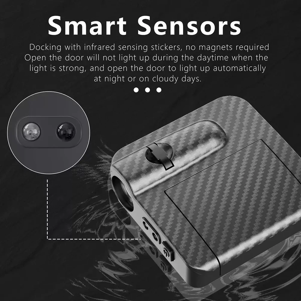 Car Door Logo Led Welcome Night Light Wireless Projection Laser Lamp DC 5V Projector Lights for Seat Ateca Car Accessories
