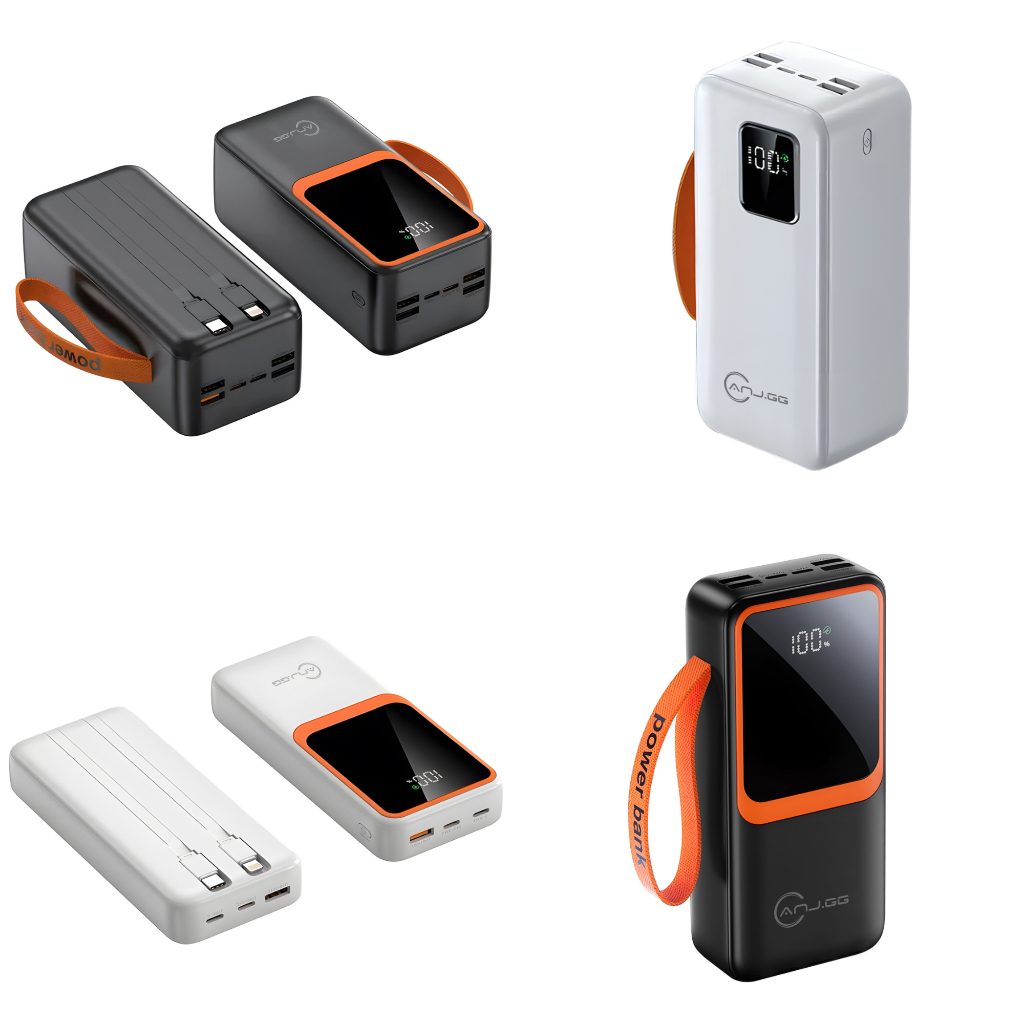 Carregador Portátil Power Bank Grande 50000mah/30000mah/20000mah/ Turbo 22.5W PD Rápido