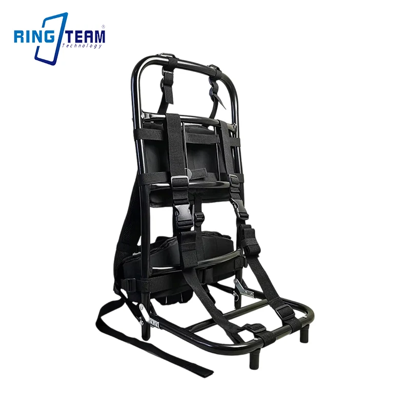 Foldable Hiking Backpack Frame 60kg Load Bearing Aircraft Aluminum Ergonomic Back Support for Outdoor Camping Travel