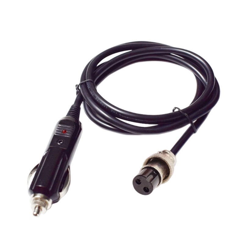 KOKO GX16 Cabo De Alimentação Fêmea Para Veículo De 2 Pinos 12V-24V 15A 180W Com Trava Rosqueada Medidor De Câmera E Uso