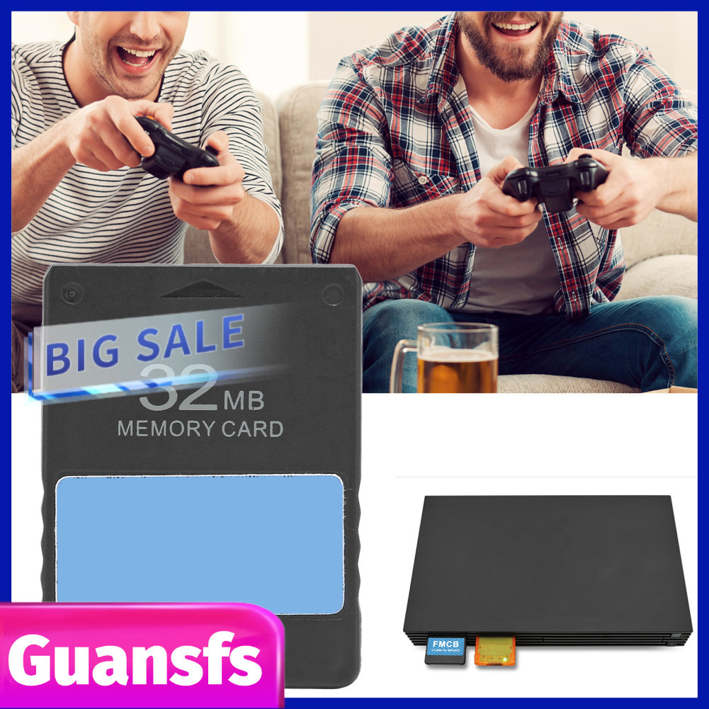 Guansfs.br aqxreight FMCB Mcboot Card Professional Plug and Play 32M de memória para console de jogos ajuda você a usar