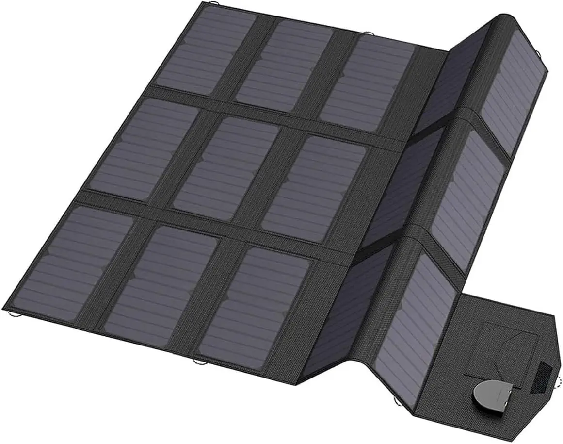 ALLPOWERS SP012 100W 18V 12V Portable Solar Panel Foldable Solar Battery Charger for Laptop Travel Camping Boat RV Power Station