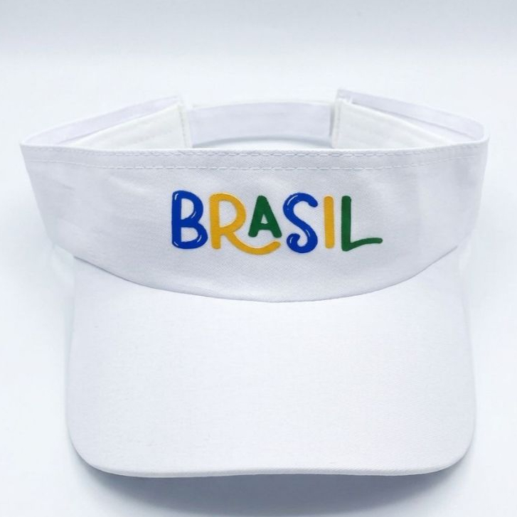 Boné Viseira Beach Tênis Corrida Caminhada Brasil