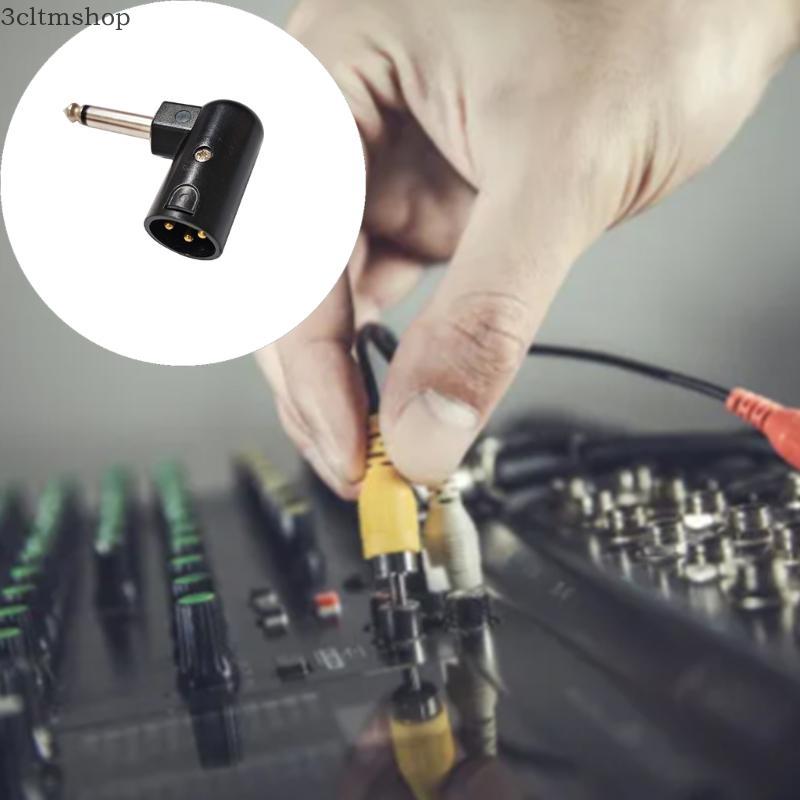 blg Professional Grade 6 35mm Para Conversor XLR Adaptador De 90 Graus Integração Com Interfaces De Áudio E Mixers