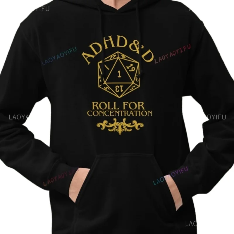 Man Sweatshirt Hoodie Round-neck Graphic Sweater Dungeons Dragons Gaming Apparel New Style Sweatshirt New Autumn Winter Hoodies