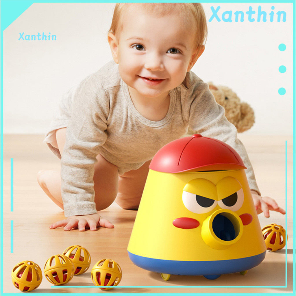 Catching Game for Kids Vacuum Cleaner Toy for Set with Push Walker Bell Ball Spade – 360° Rotating Tackle for Hand-ey