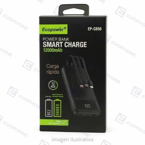 Powerbank carregador Smart Charge Ecopower 12000mah Ep-c850