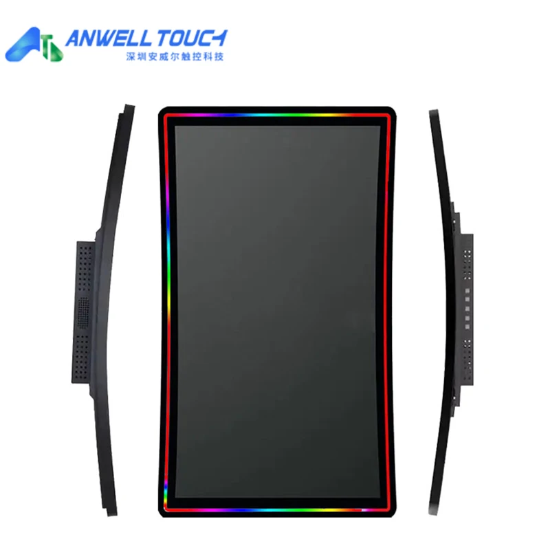 32 43 Inch Firelink Funsion Game PCAP Capacitive Touch Screen Monitors Gaming Display Curved Screen Monitor for Gaming Cabinet