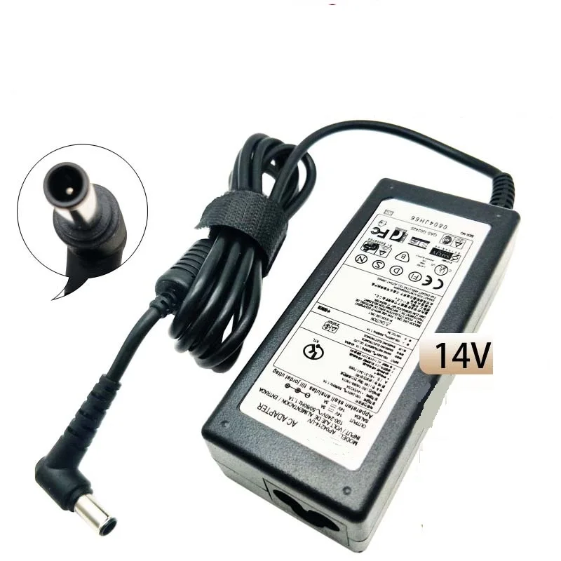 oem 14V AC DC Adapter For Samsung Odyssey G3 24” F24G35 F24G35TF LF24G35TFWNXZA 27” F27G35 F27G35TF F27G35TFWN LF27G35TFWNXZA