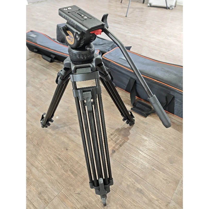 Camera Tripod Cinema Grade 12kg Load 360° Flexible Professional Camera Shooting Base
