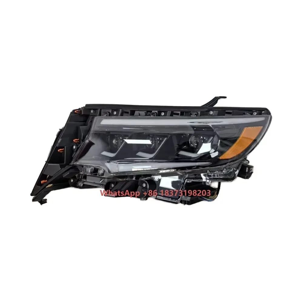 2018-2023 Land Cruiser Prado Car Headlights New DRL LED Lamp Easy Plug-and-Play Installation Waterproof ABS White Light Color