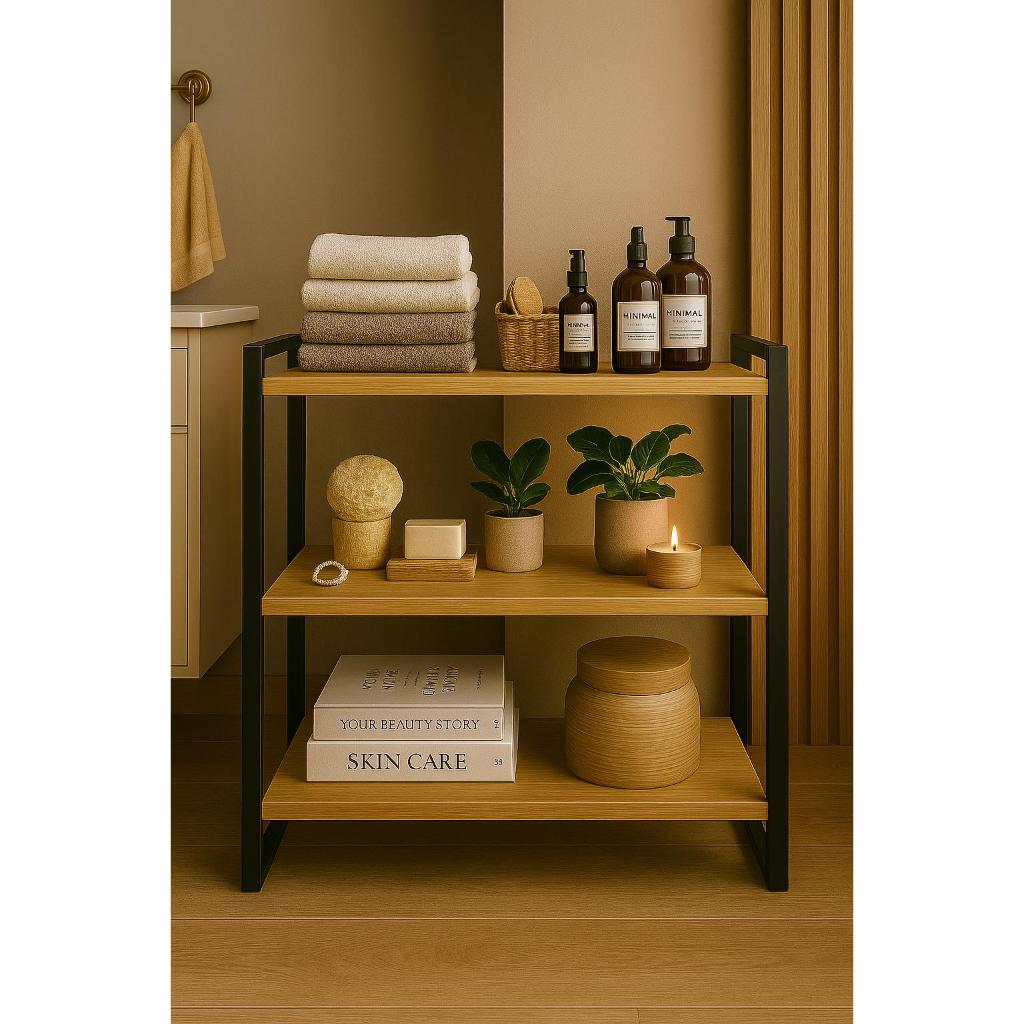 Estante para Escritório Tripla Industrial – Estrutura Melaton e Design Clean