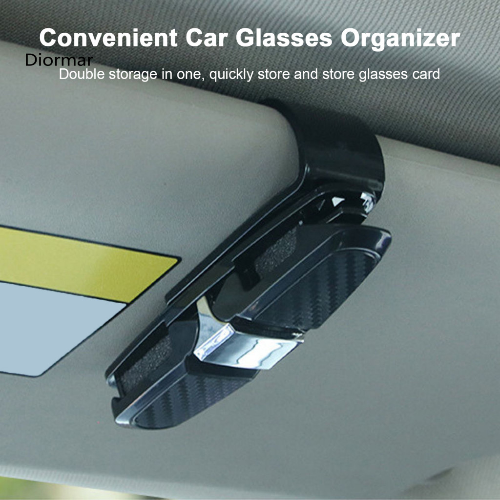 Easy Installation Sunglasses Holder Car Glasses Clip 180° Rotatable Sun Visor Install Scratch Protection for Men