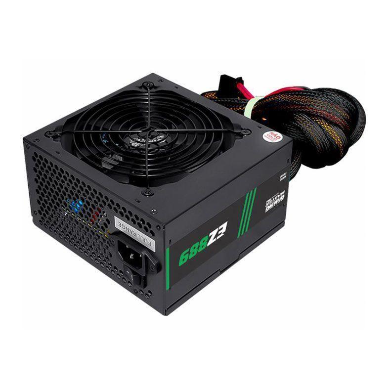 Fonte Gamer K-Mex 500W, Gaming Master EZ889, 80 Plus, Preto