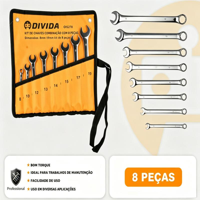 Combined 8-Socket Game with Random Color for Gloves/, Socket Game, Kit with Mouth And Star Key 8Mm to 19Mm with Storage