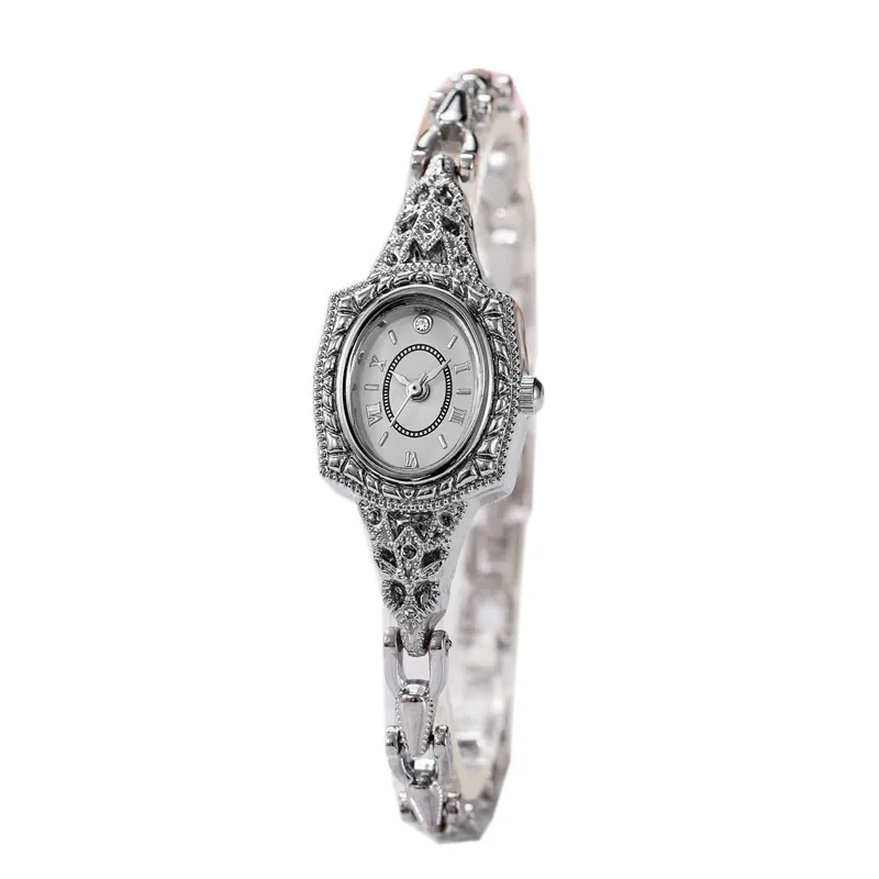 Retro Barrel Shape Women Watch Niche Vintage Lamp Bracelet Watch Student Ladies Daily Casual Dress Wristwatch Jewelry Clock Gift