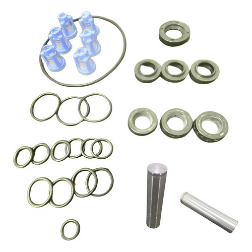 Kit Vedação Completo Mini Wap Super Jet + Pistão 14x63 Azul E Preto
