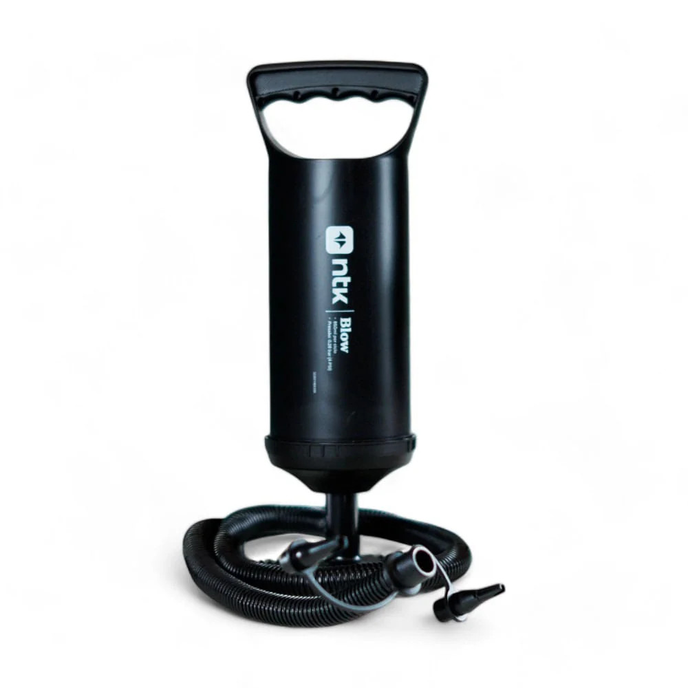 Bomba de Ar Manual Inflador Blow 3 Bicos Preta Nautika NTK
