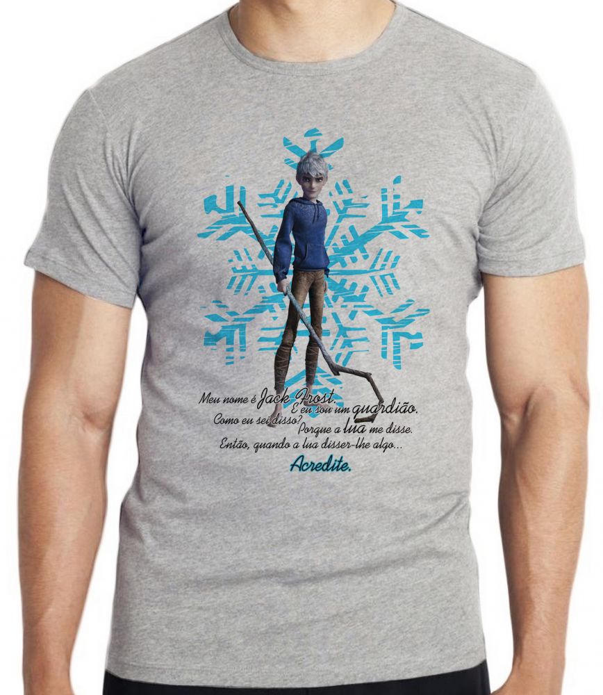 camiseta blusa A Origem dos Guardiões Jack Frost Blusa criança infantil juvenil adulto camisa tamanhos