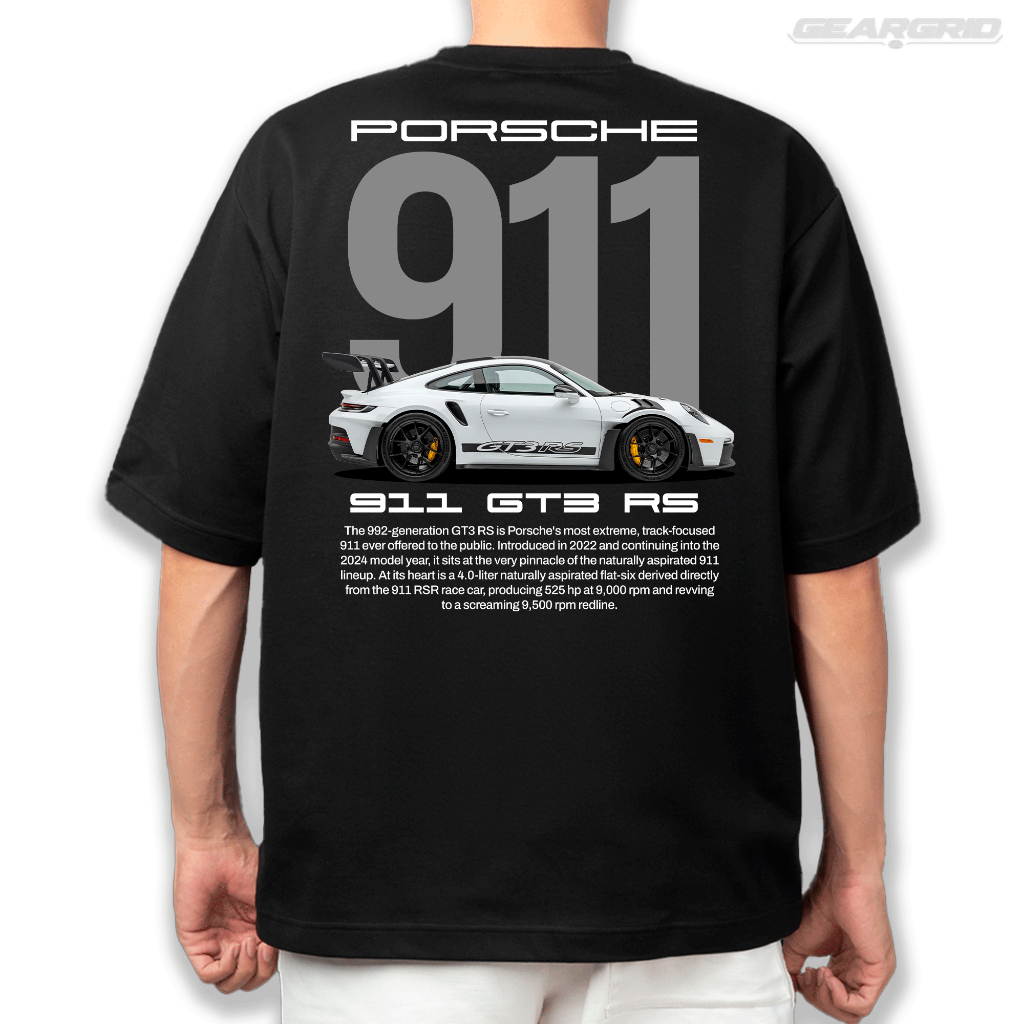 Camiseta Porsche Frost 100% Algodão Oversized Edição Especial Unissex Streetwear