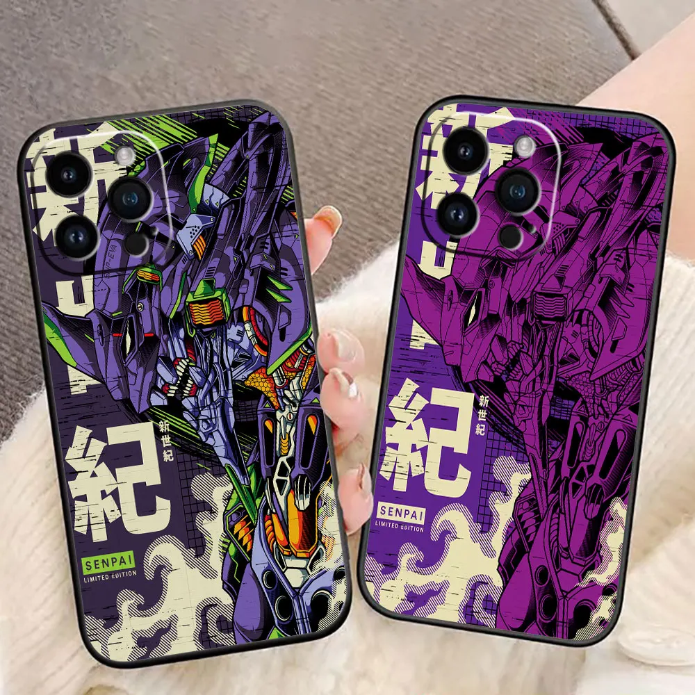 N-Neon G-Genesis E-Evangelion 01 02 Cover Phone Case For iphone Apple 17 AIR 16E 16 15 14 13 12 11 Pro XR Max 8 7 Plus TPU Case