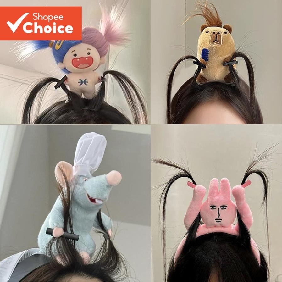 Tiara De Pelúcia Ratatouille Com Aba Larga Fofa De Desenho Animado Para Meninas Presente De Aniversário Estilo Disneylan