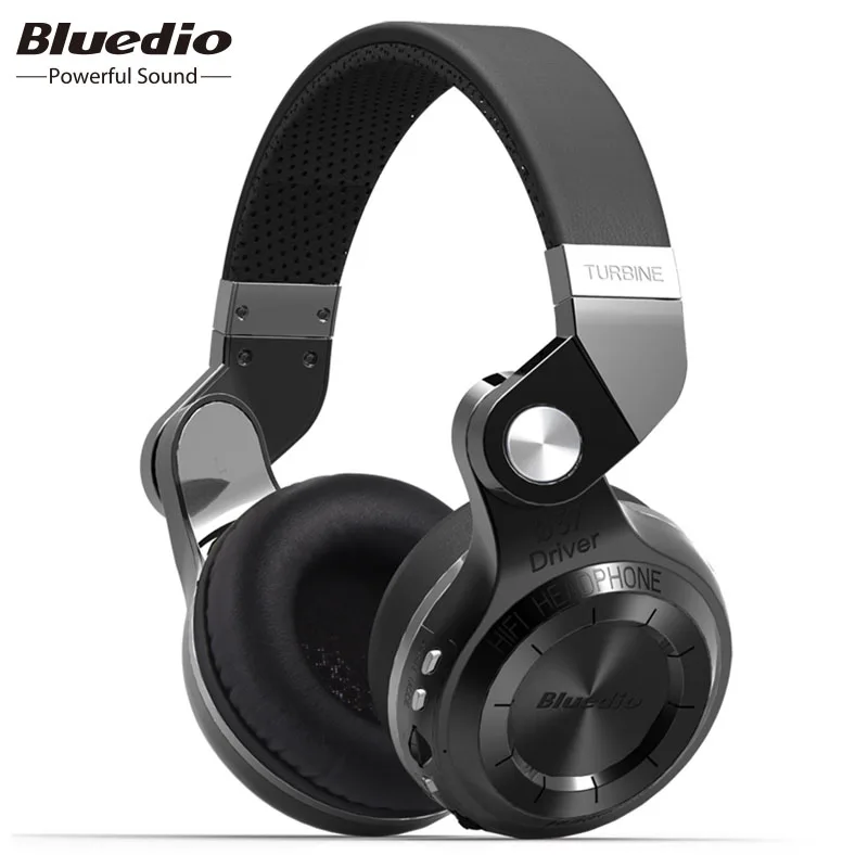 Bluedio T2+ Bluetooth Headphone Wireless Headset Foldable Sports Earphone Bluetooth 5.4 HIFI Sound 57mm Strong Bass SD Card Slot