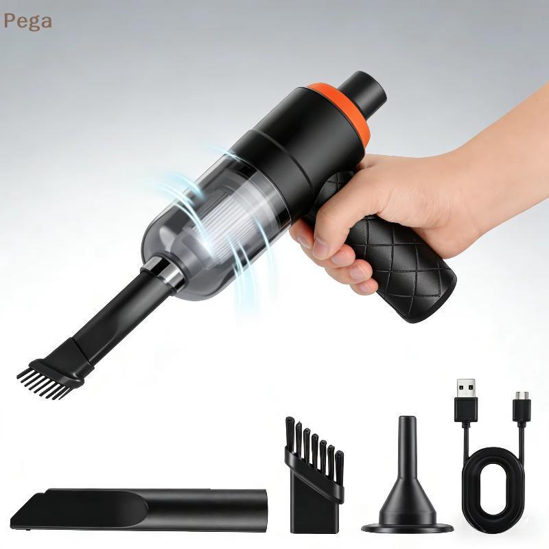 [Pega-t] Aspirador De Pó Portátil Sem Fio Para Carro , Forte Sucção , Recarregável , Interior De Automóveis , Casa , Lim