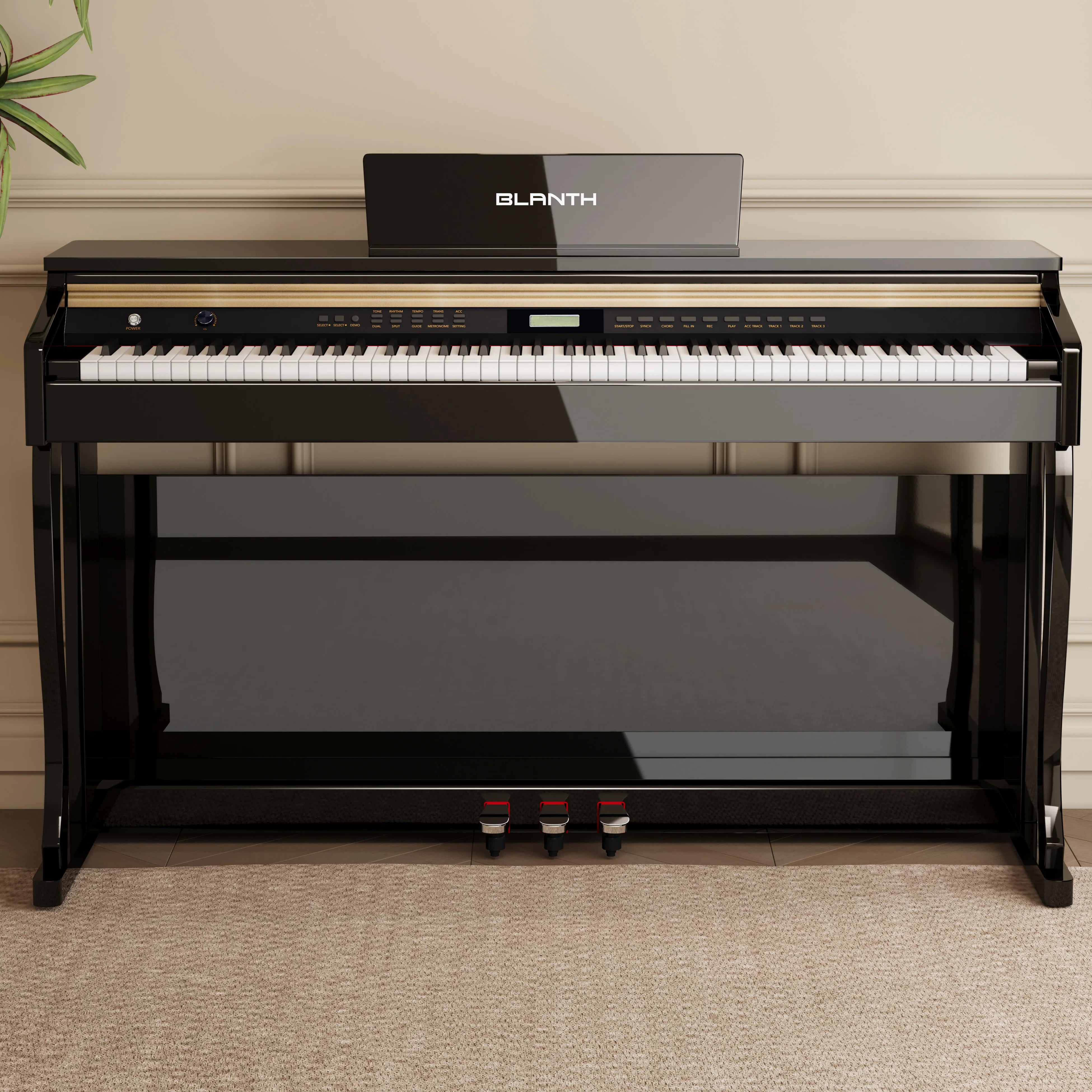 Professional 88 Keys Digital Piano Full  Electronic Keyboard Electric Piano  Instrument For Beginners Adults Home Study