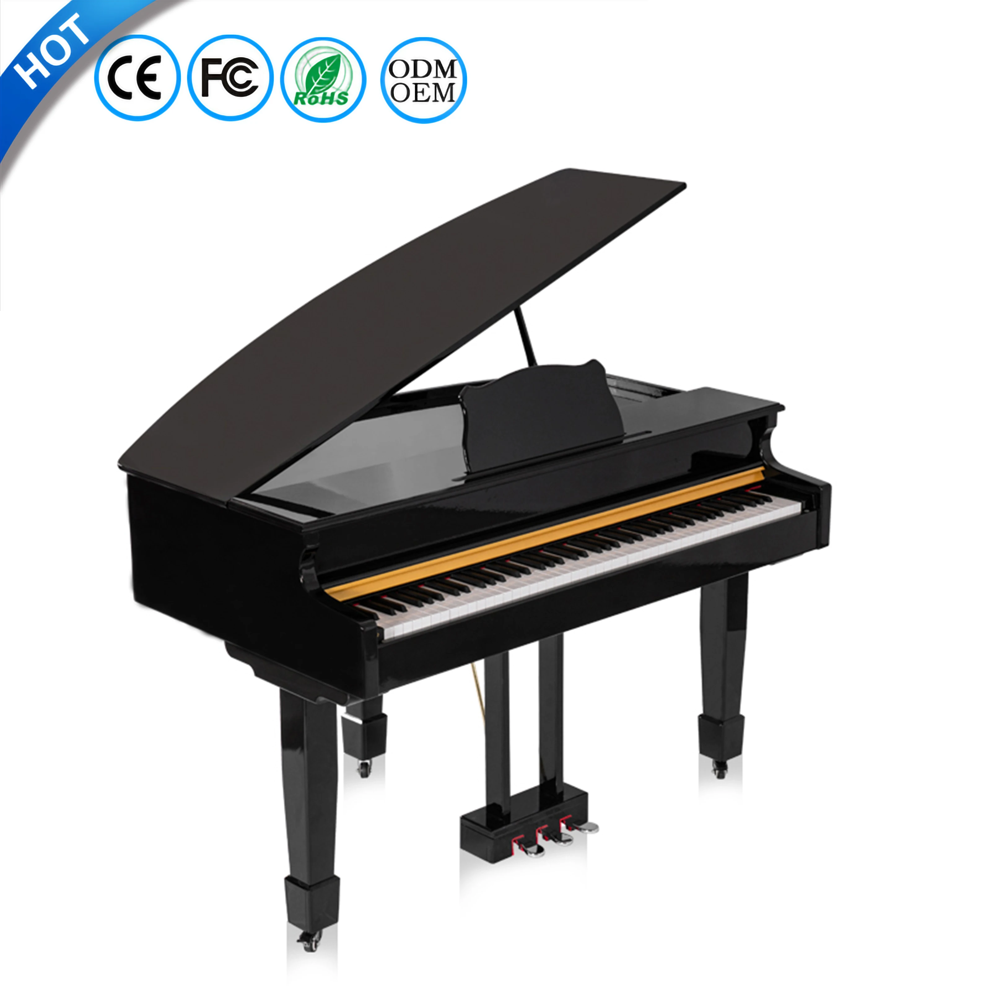 Upright Digital Piano Electric Keyboard Electronic Musical Instrument Professional For Adults Beginners Home Studio Practice