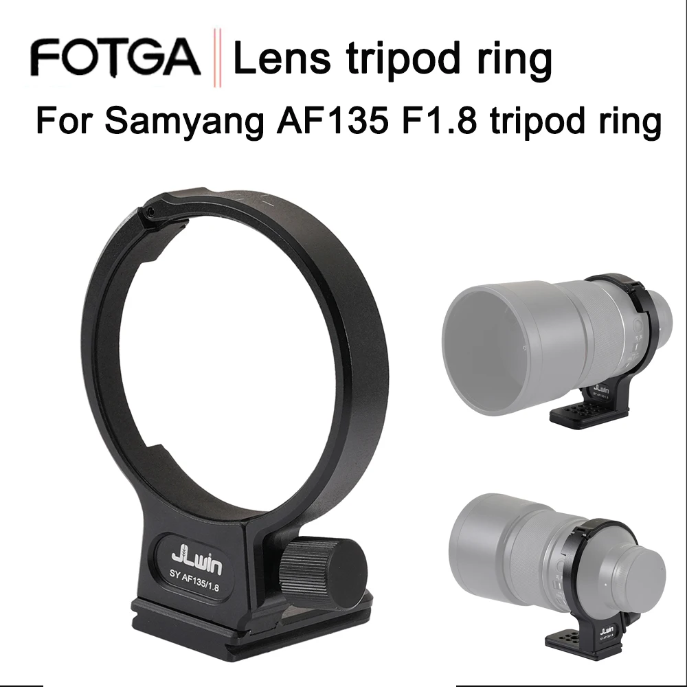 FOTGA Lens Tripod Mount Ring For Samyang AF135 F1.8 Quick Release Tripod Lens Collar Ring Camera Lens Holder Ring Accessories