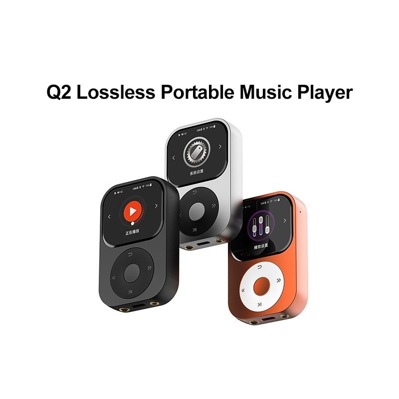 SHANLING Q2 Reprodutor De Música Portátil HiFi 4x CS43131 DAC 3.5mm/4.4mm Balanceado 425mW Bluetooth LDAC WiFi Maré DLNA