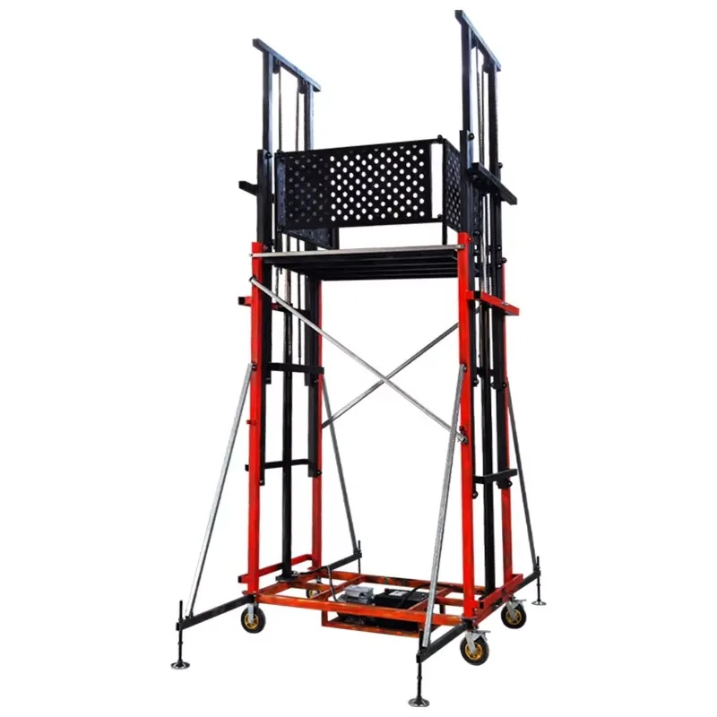 Hydraulic Electric Lifting Scaffold Remote Controlled Foldable Elevator Mobile Lifting Platform 2 To 12 Meters Home Decoration