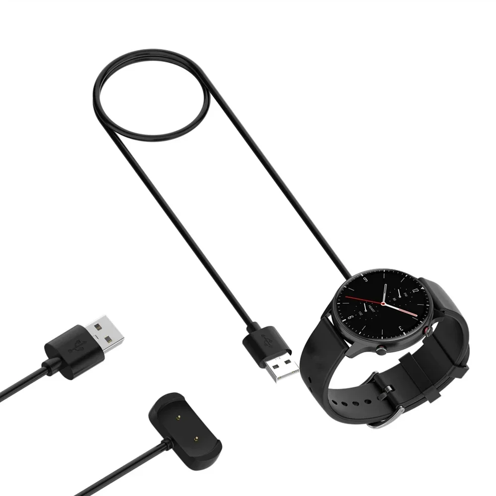 Charging Cable For Huami Amazfit GTR 2 2e/GTS 2 2e Mini/Bip U/Pop Pro/Zepp/t-rex ProE USB Fast Charging Charger Cable Base