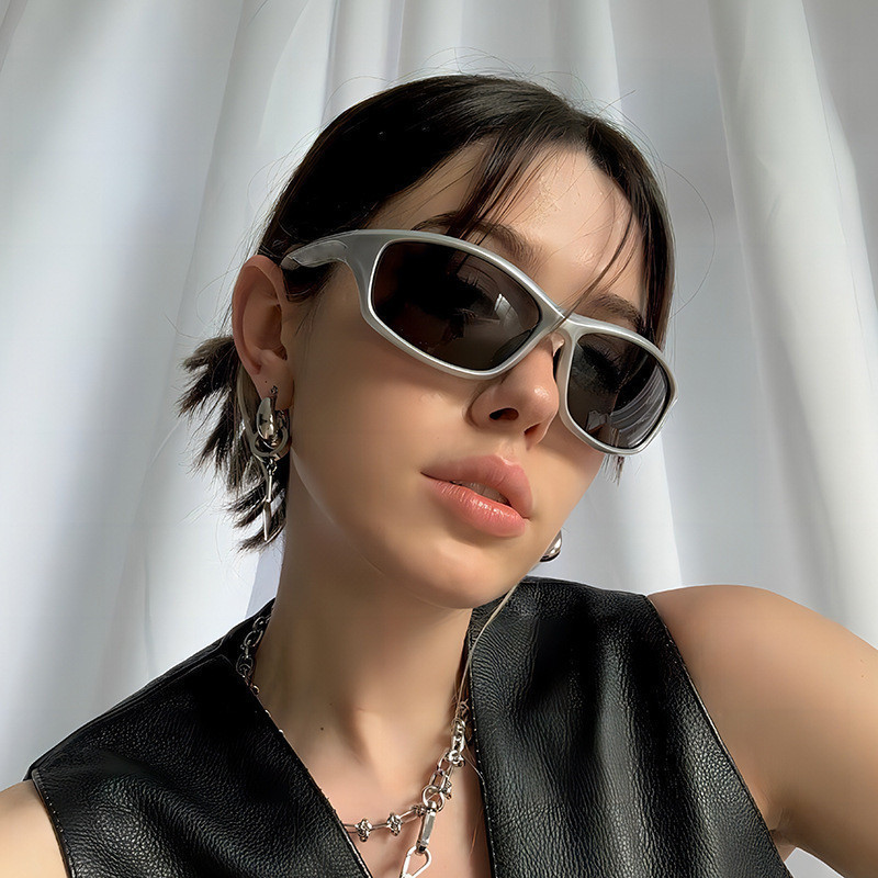 Reflective Mirror Lens Sunglasses, Street Style Anti Glare Sun Shades, Fashion Accessory For Men And Women**--*&*-&---