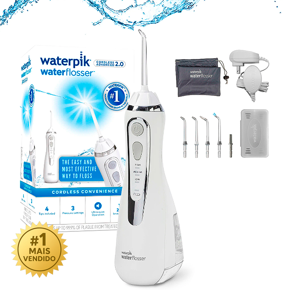 Irrigador Oral Portátil Waterpik Cordless Advanced WP580