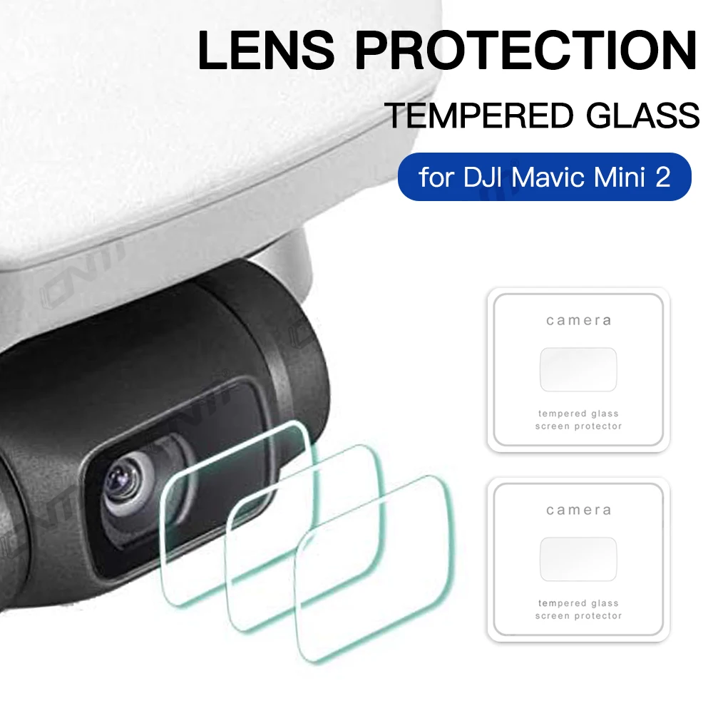 [3PCS] Lens Protector Tempered Glass for DJI Mavic Mini 2 - Drone Camera Lens Anti-Scratch Glass Protective Film Accessories